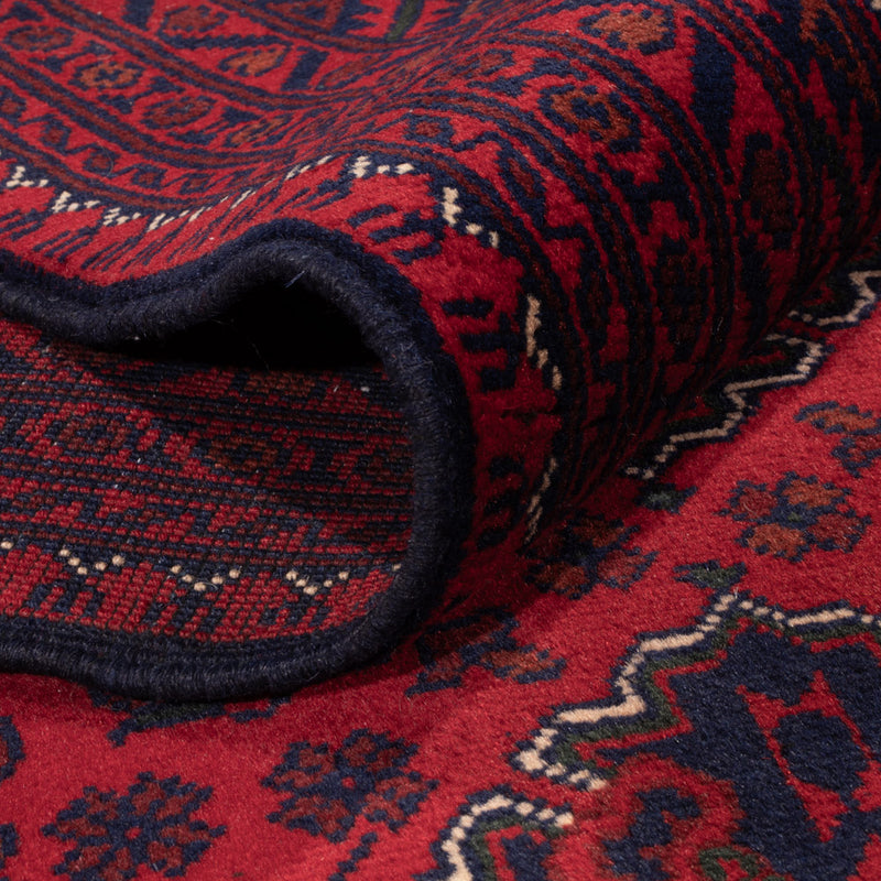 Tapis afghan - 340 x 249 cm - rouge