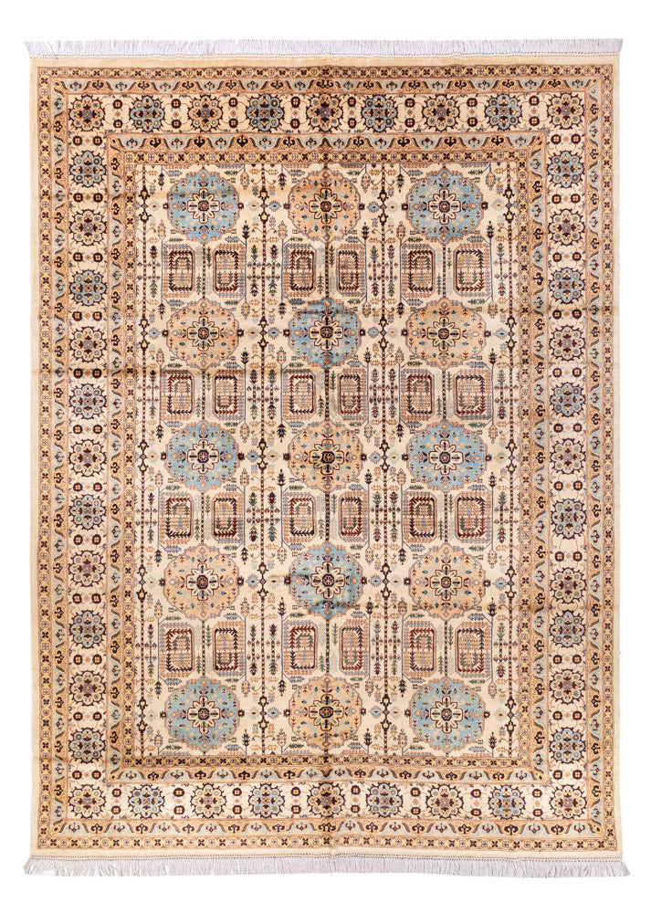 Tapis afghan - 346 x 245 cm - beige clair