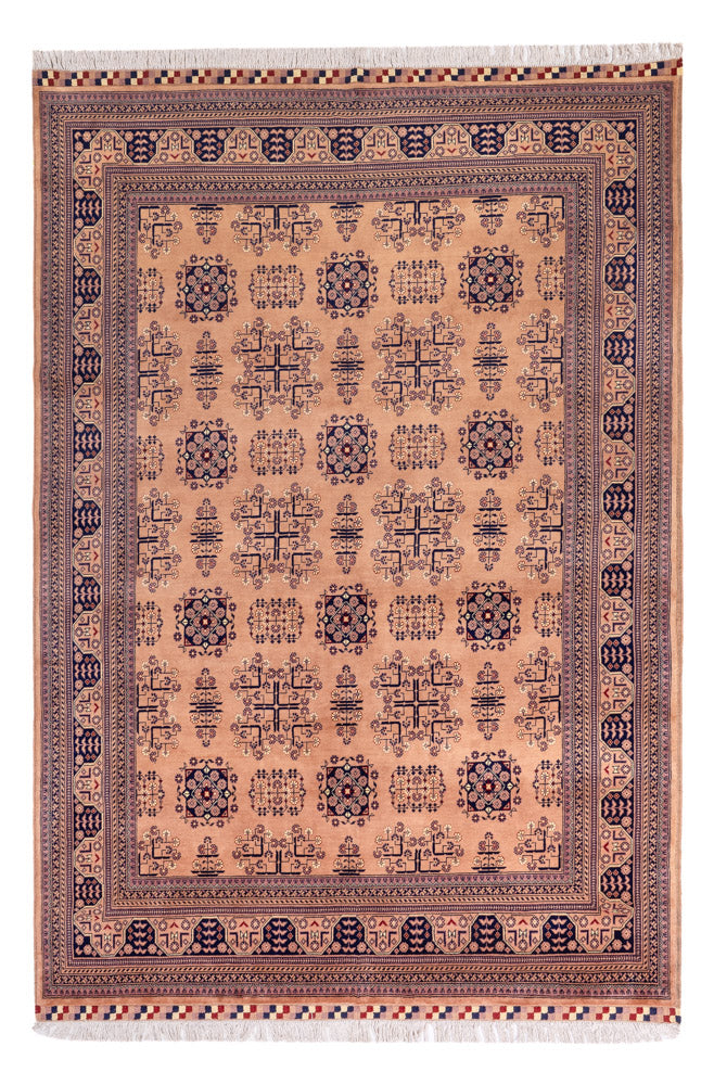 Tapis afghan - 296 x 196 cm - beige