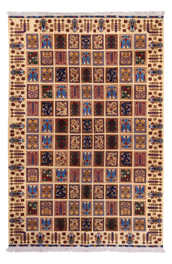Tapis afghan - 296 x 200 cm - multicolore