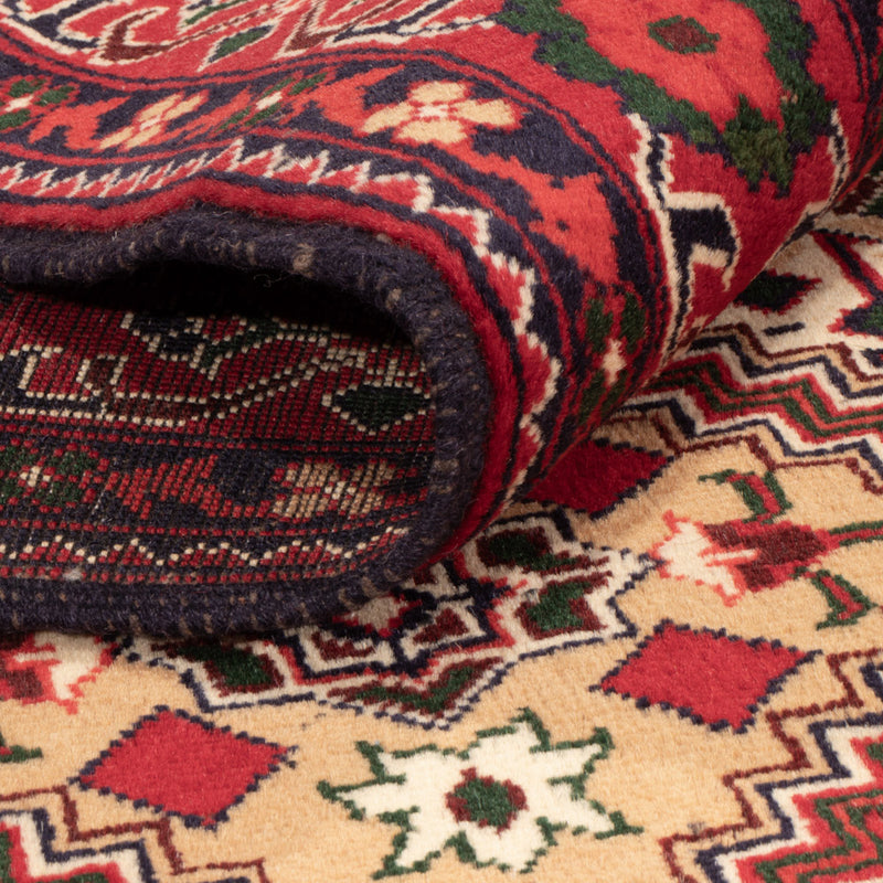 Tapis afghan - 198 x 152 cm - multicolore