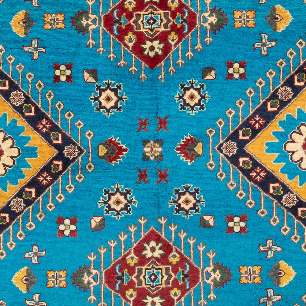 Tapis afghan - 195 x 150 cm - bleu