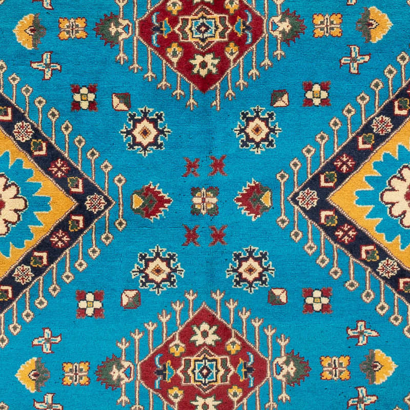 Tapis afghan - 195 x 150 cm - bleu
