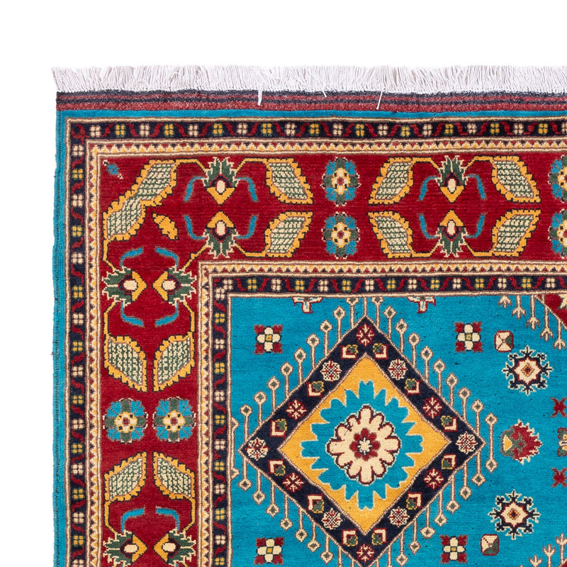 Tapis afghan - 195 x 150 cm - bleu