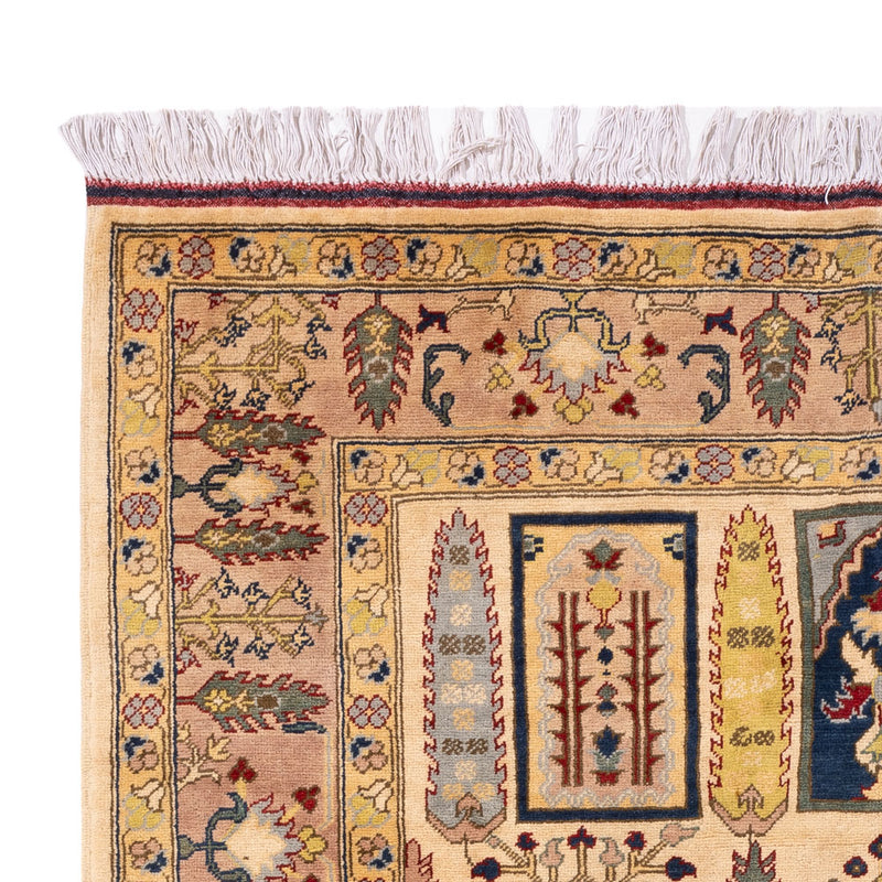 Tapis afghan - 199 x 150 cm - beige