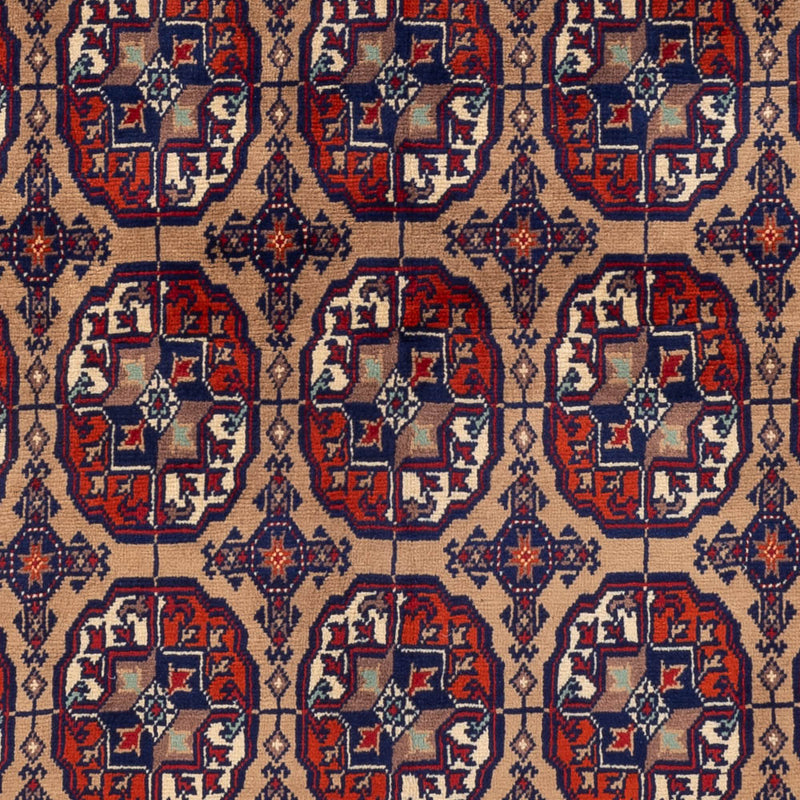 Tapis afghan - 195 x 148 cm - beige foncé