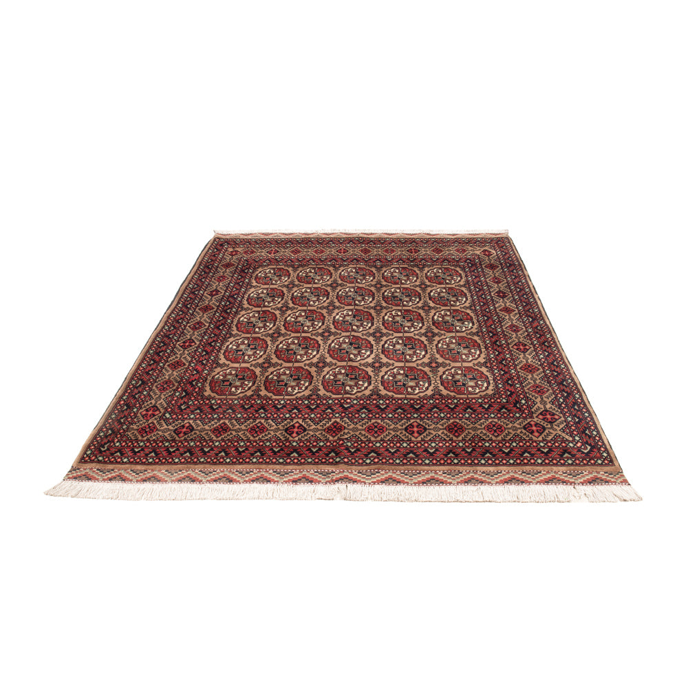 Tapis afghan - 195 x 148 cm - beige foncé