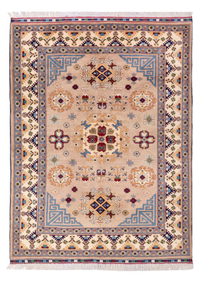 Tapis afghan - 200 x 150 cm - beige