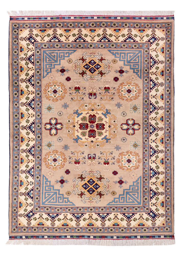 Tapis afghan - 200 x 150 cm - beige