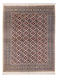 Tapis afghan - 194 x 151 cm - gris clair