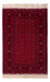 Tapis afghan - Boukhara - 194 x 133 cm - rouge foncé