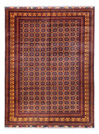 Tapis afghan - 388 x 286 cm - beige foncé