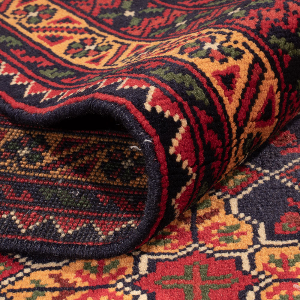 Tapis afghan - 388 x 286 cm - beige foncé