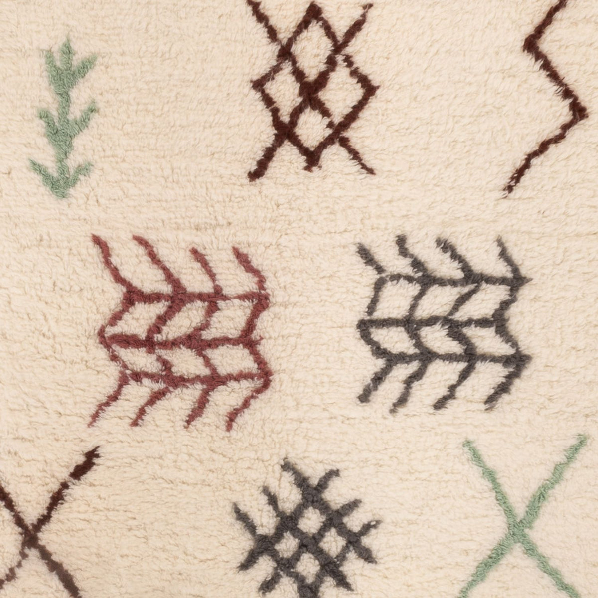 Tapis de couloir Tapis berbère - 255 x 150 cm - multicolore