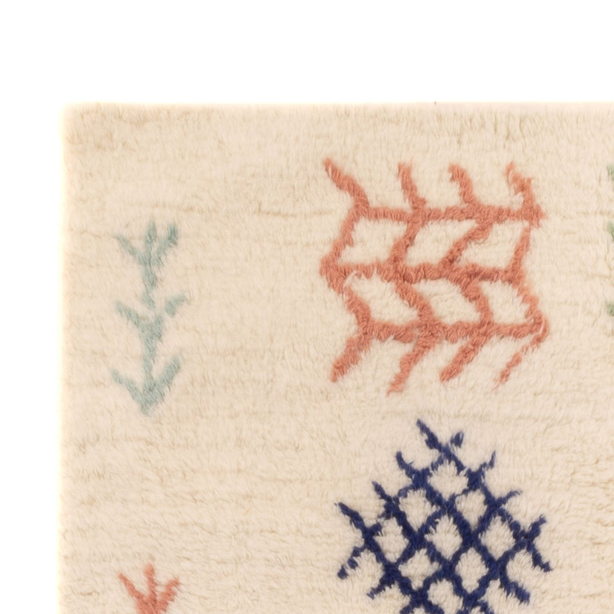 Tapis de couloir Tapis berbère - 255 x 150 cm - multicolore