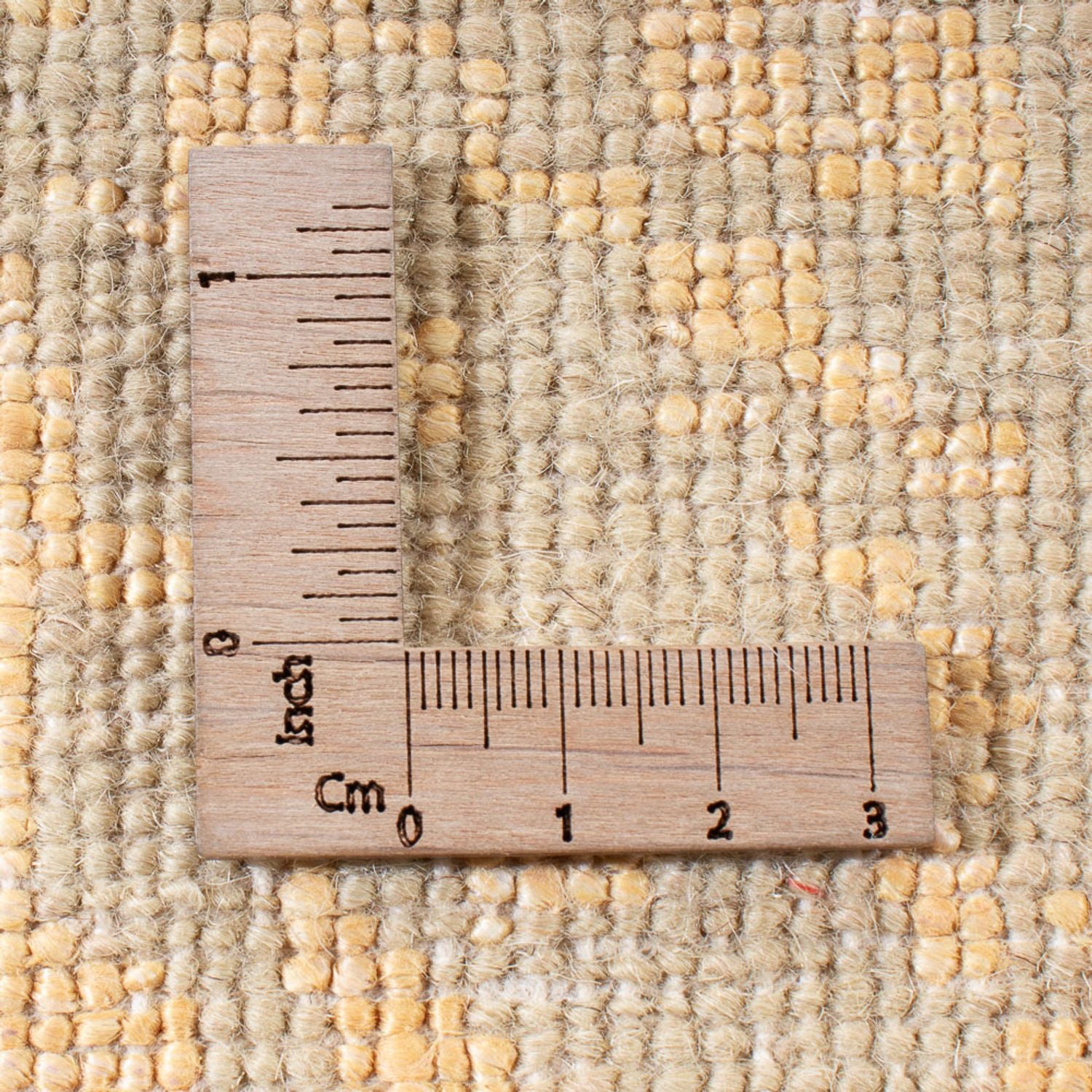 Tapis design carré  - 249 x 247 cm - beige