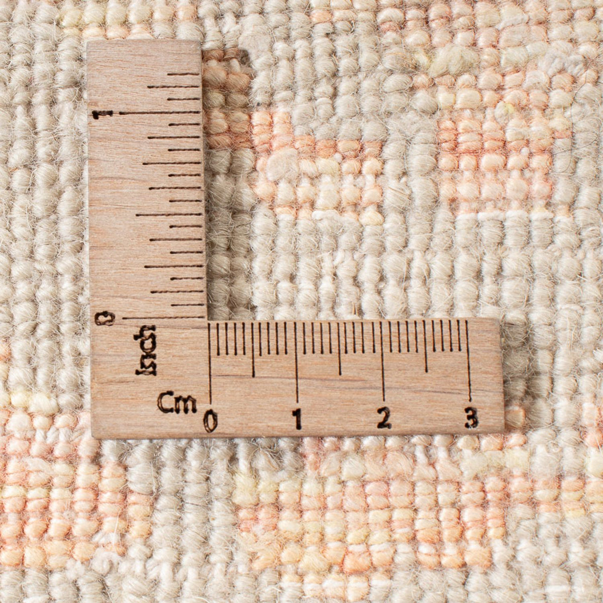 Tapis design carré  - 289 x 287 cm - beige