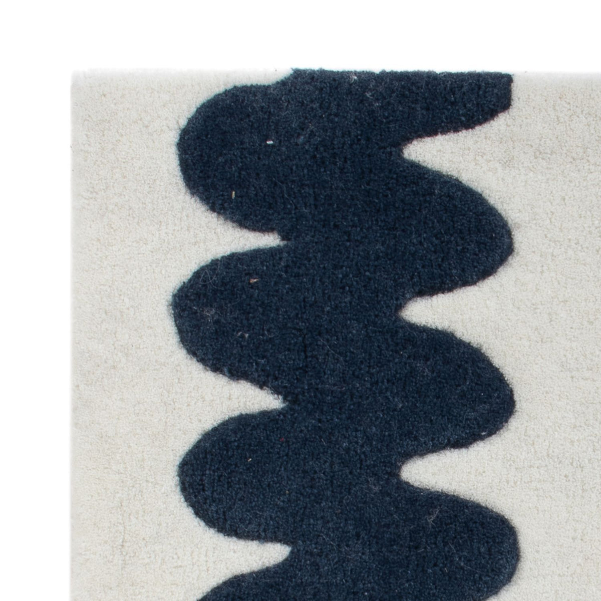 Tapis en laine carré  - 60 x 60 cm - multicolore