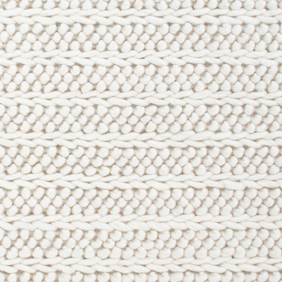 Tapis en laine - 95 x 63 cm - gris clair