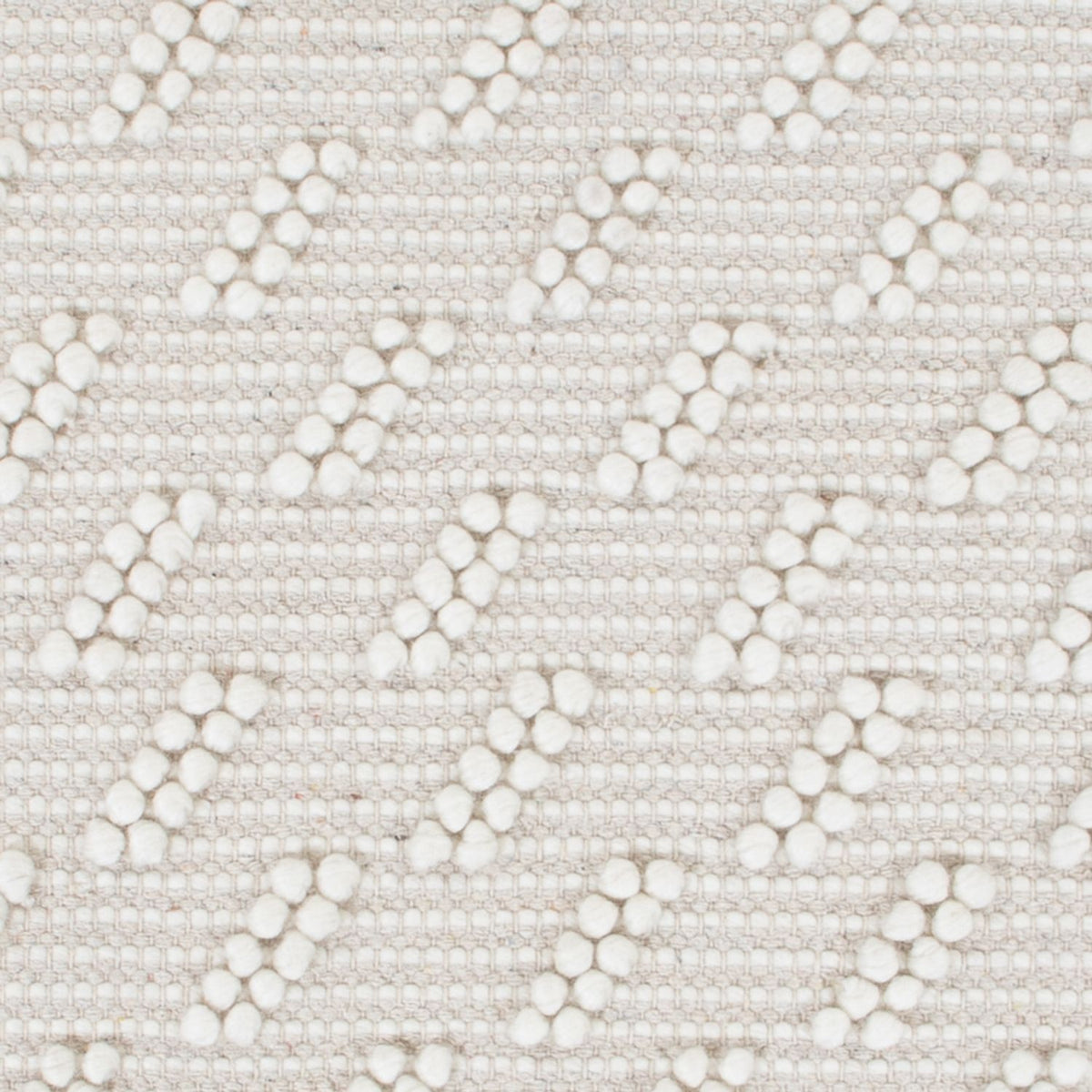 Tapis en laine - 95 x 63 cm - gris clair