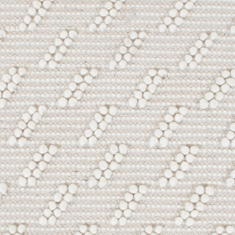 Tapis en laine - 95 x 63 cm - gris clair