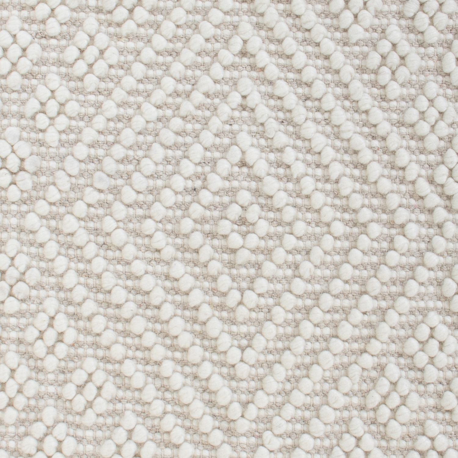 Tapis en laine - 96 x 62 cm - gris clair