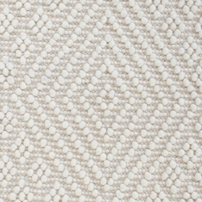 Tapis en laine - 96 x 62 cm - gris clair