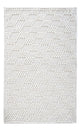 Tapis en laine - 94 x 60 cm - gris clair