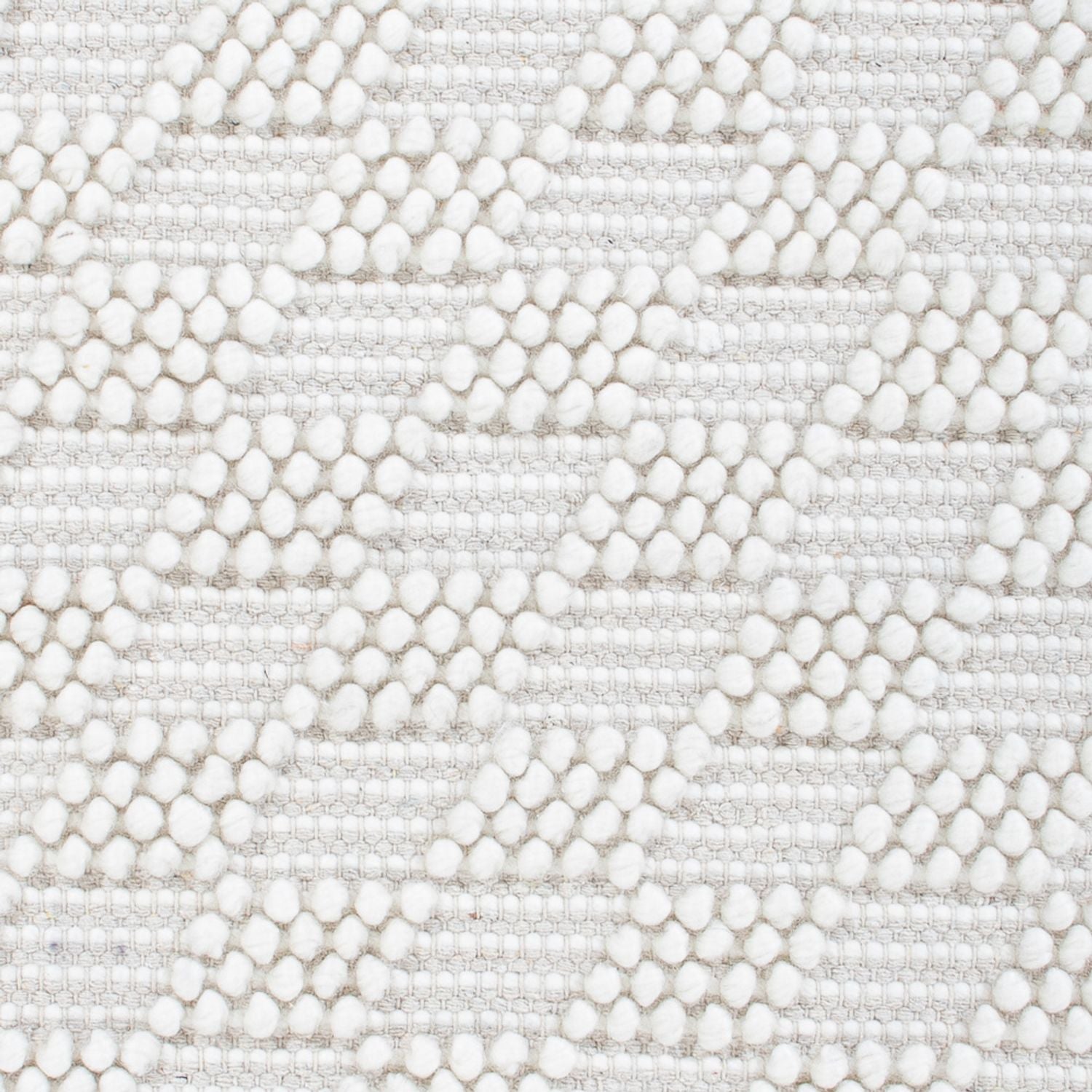 Tapis en laine - 94 x 60 cm - gris clair
