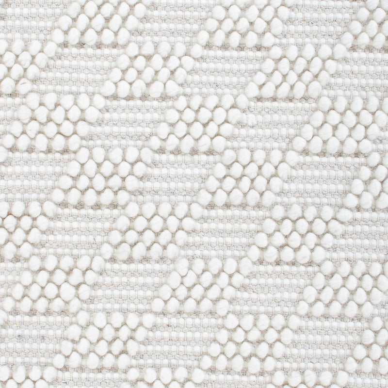 Tapis en laine - 94 x 60 cm - gris clair