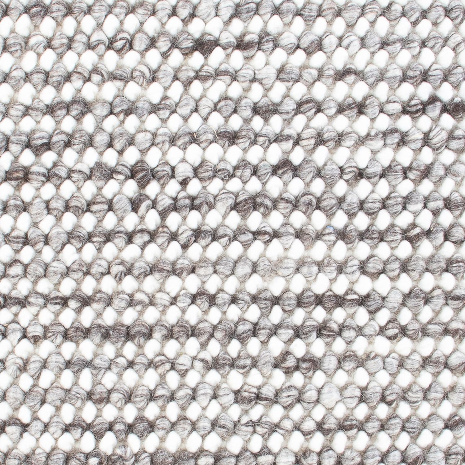Tapis en laine - 94 x 60 cm - gris