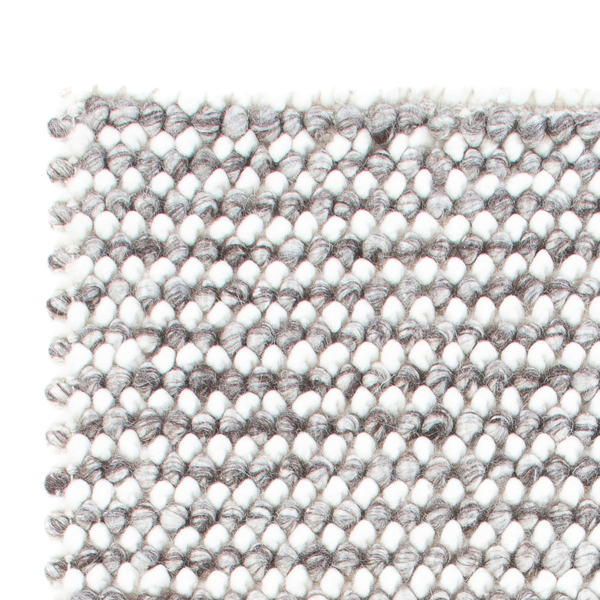 Tapis en laine - 94 x 60 cm - gris