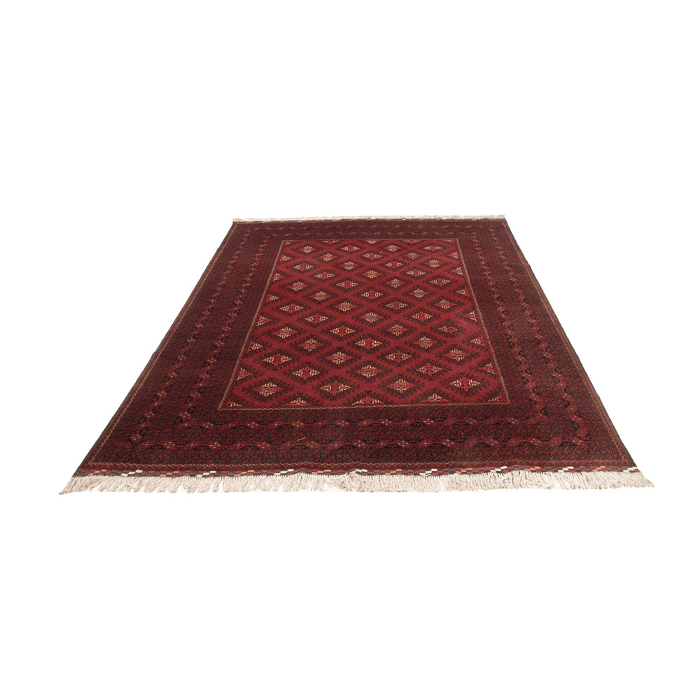 Tapis afghan - Boukhara - 288 x 192 cm - rouge