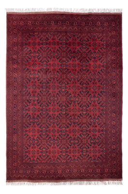 Tapis afghan - 288 x 193 cm - rouge