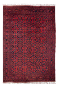 Tapis afghan - 288 x 193 cm - rouge