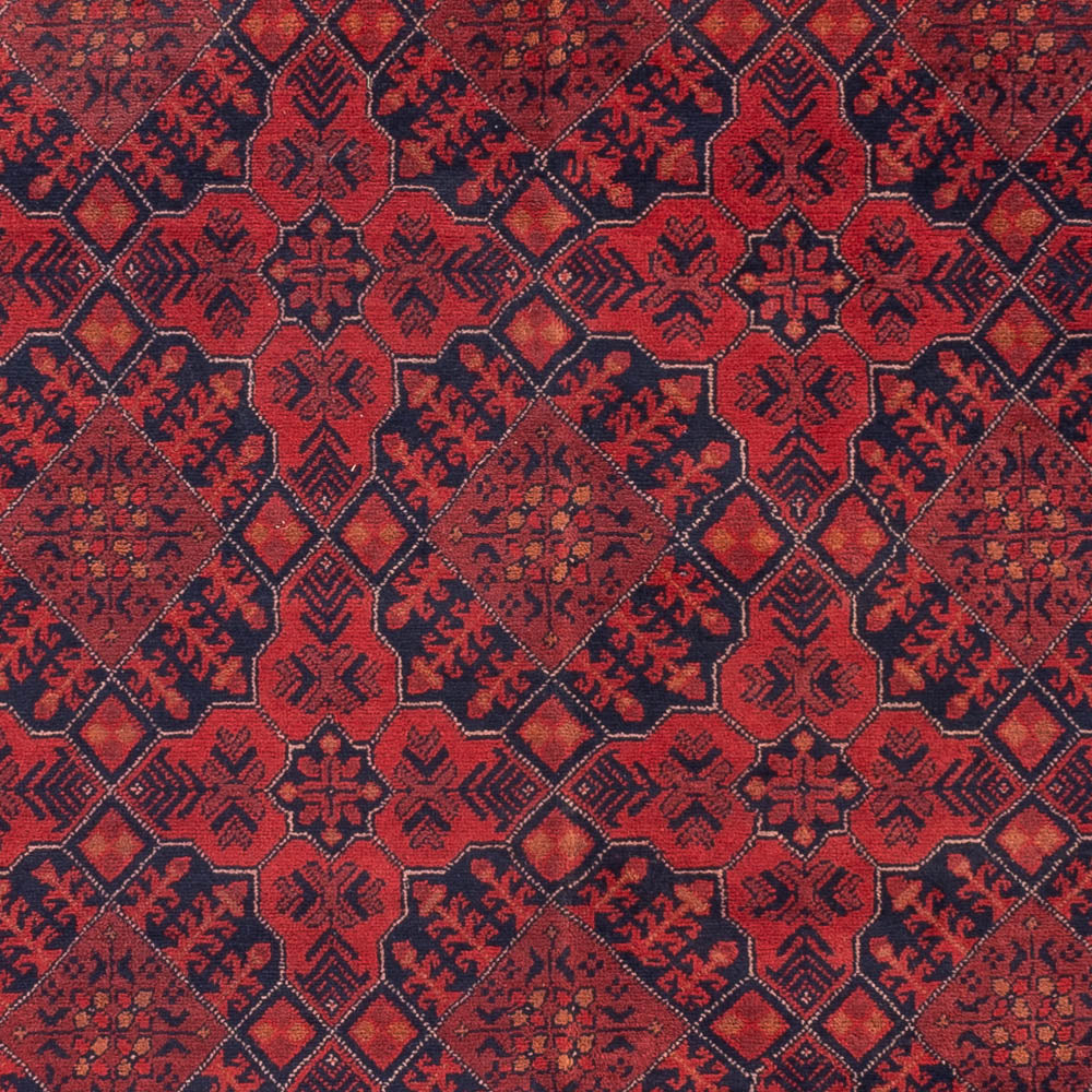Tapis afghan - 288 x 193 cm - rouge