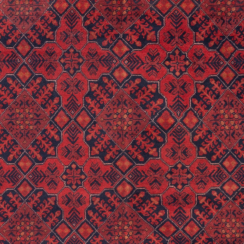 Tapis afghan - 288 x 193 cm - rouge