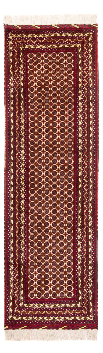 Tapis de couloir Tapis afghan - 287 x 90 cm - beige