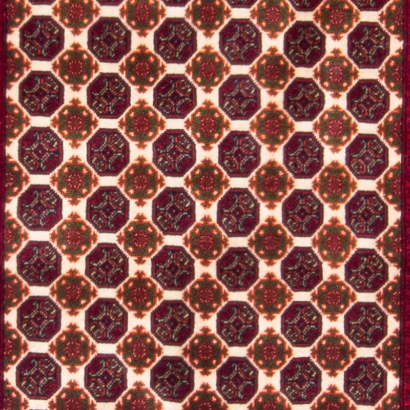 Tapis de couloir Tapis afghan - 287 x 88 cm - beige