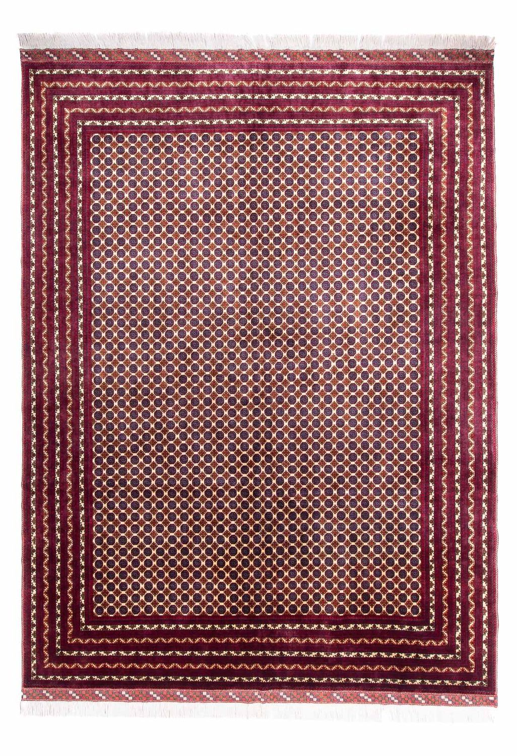 Tapis afghan - 341 x 260 cm - beige