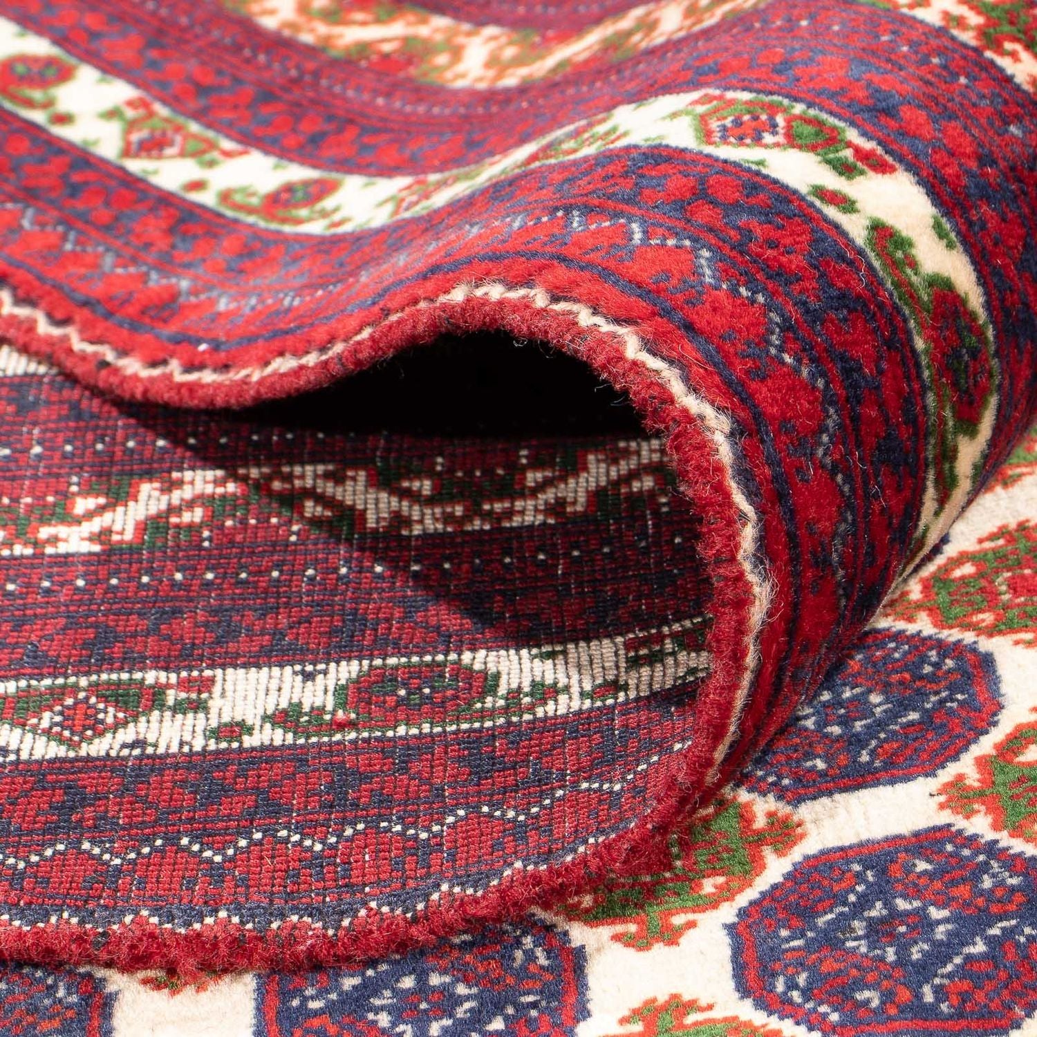 Tapis afghan - 341 x 260 cm - beige