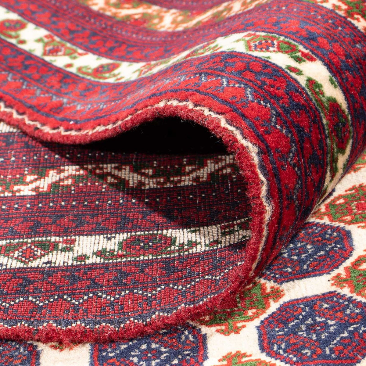 Tapis afghan - 341 x 260 cm - beige