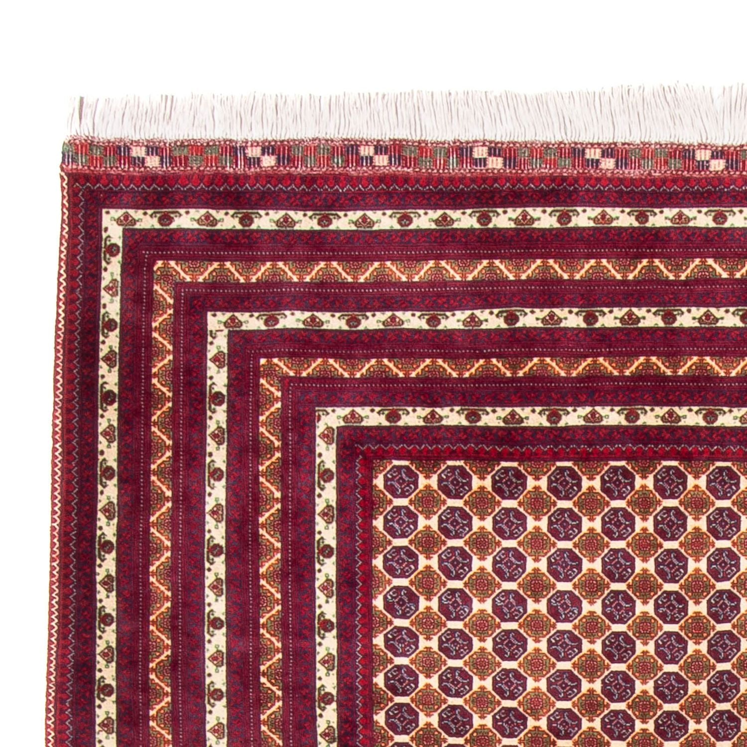 Tapis afghan - 297 x 198 cm - beige