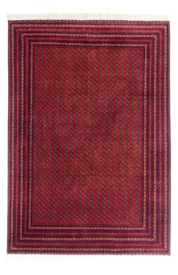 Tapis afghan - 294 x 194 cm - rouge