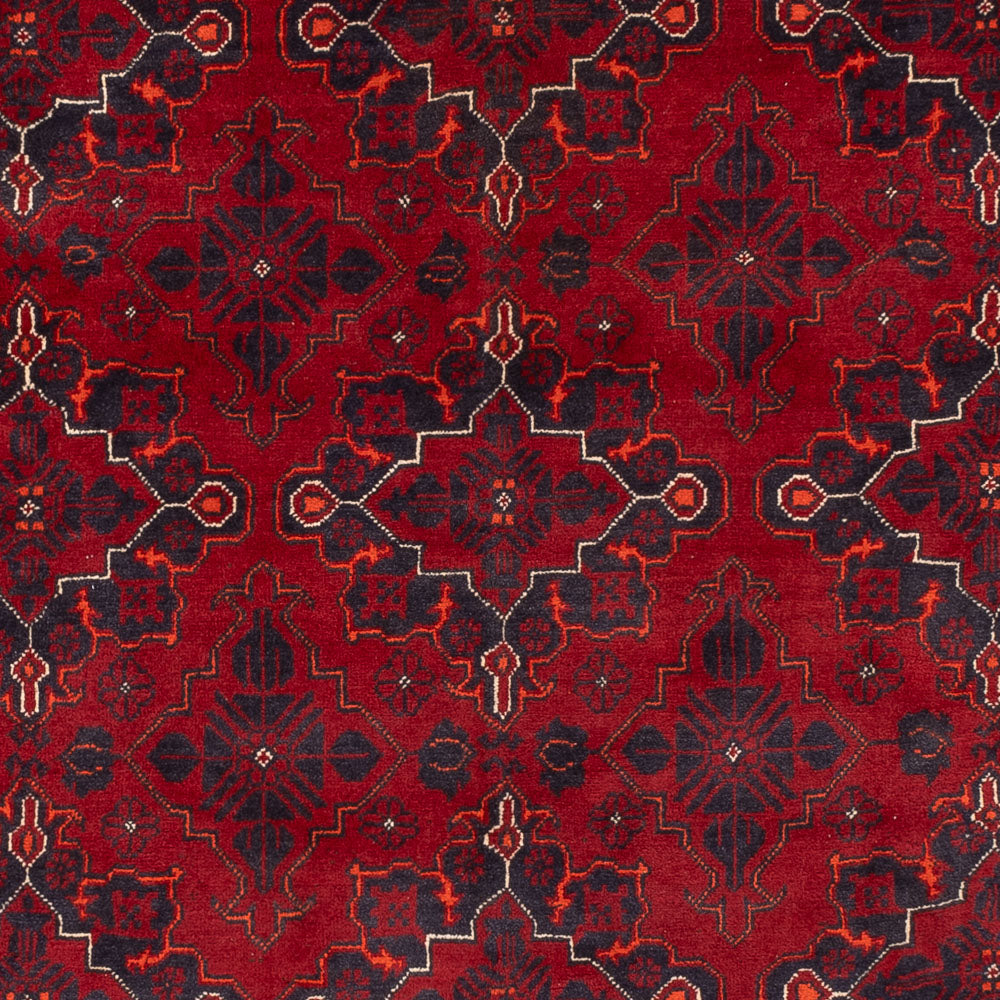 Tapis afghan - Boukhara - 293 x 194 cm - rouge