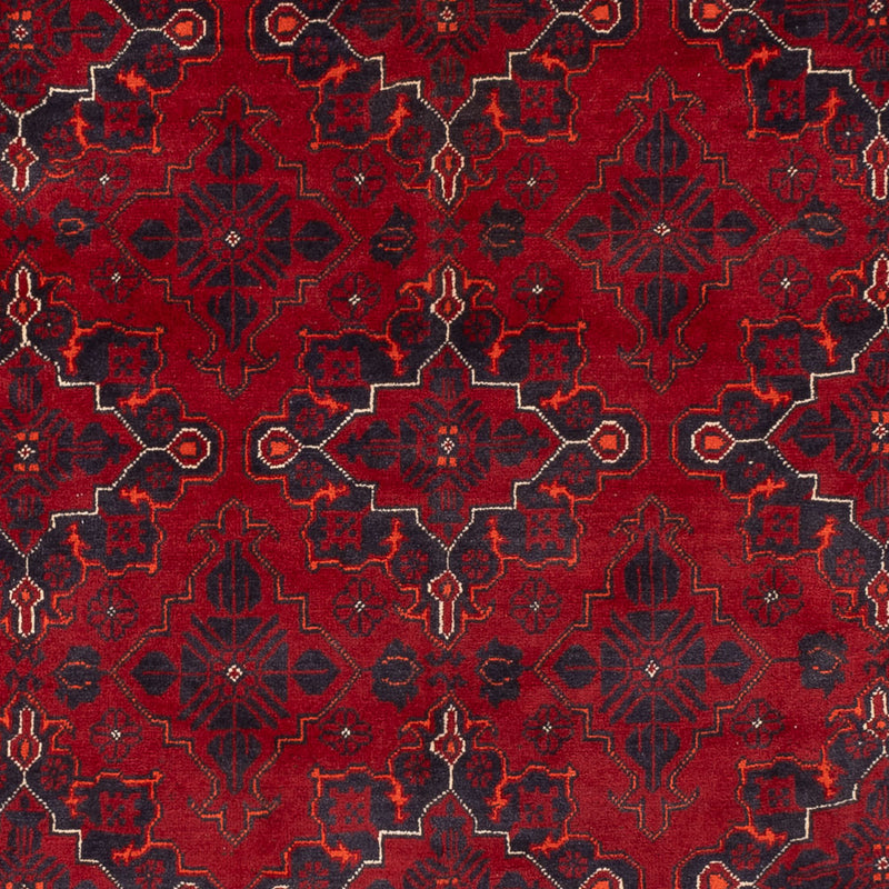 Tapis afghan - Boukhara - 293 x 194 cm - rouge