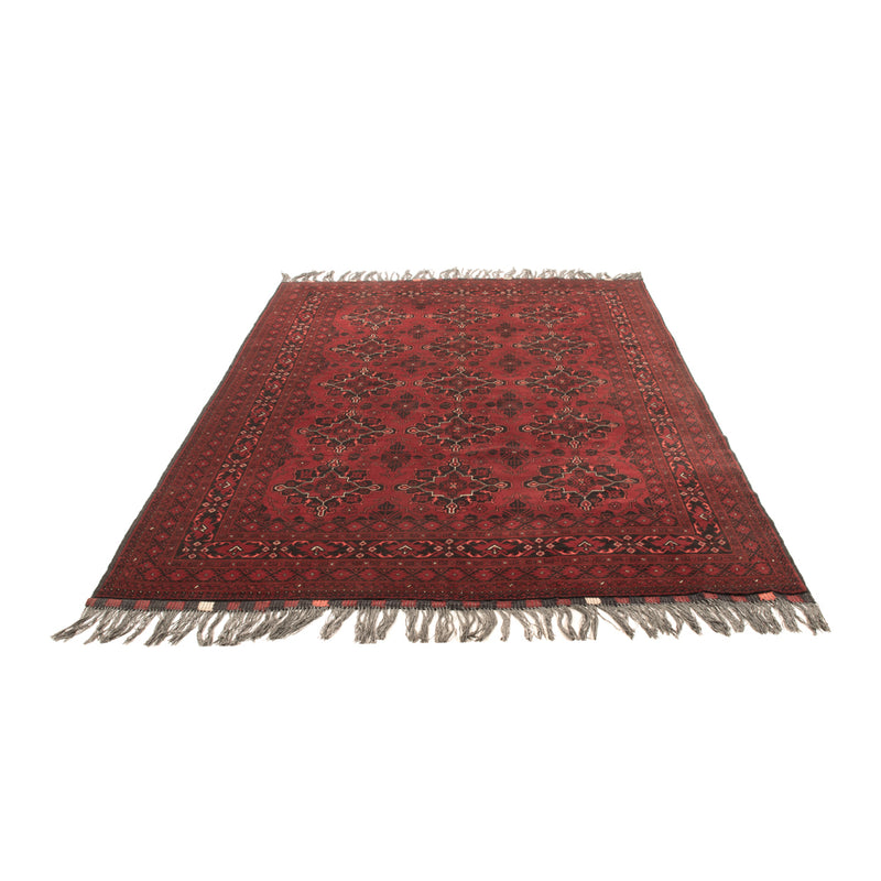 Tapis afghan - Boukhara - 293 x 194 cm - rouge