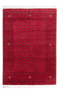Tapis afghan - 295 x 194 cm - rouge