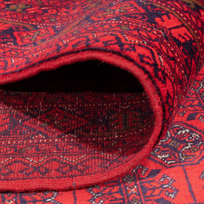 Tapis afghan - 295 x 194 cm - rouge