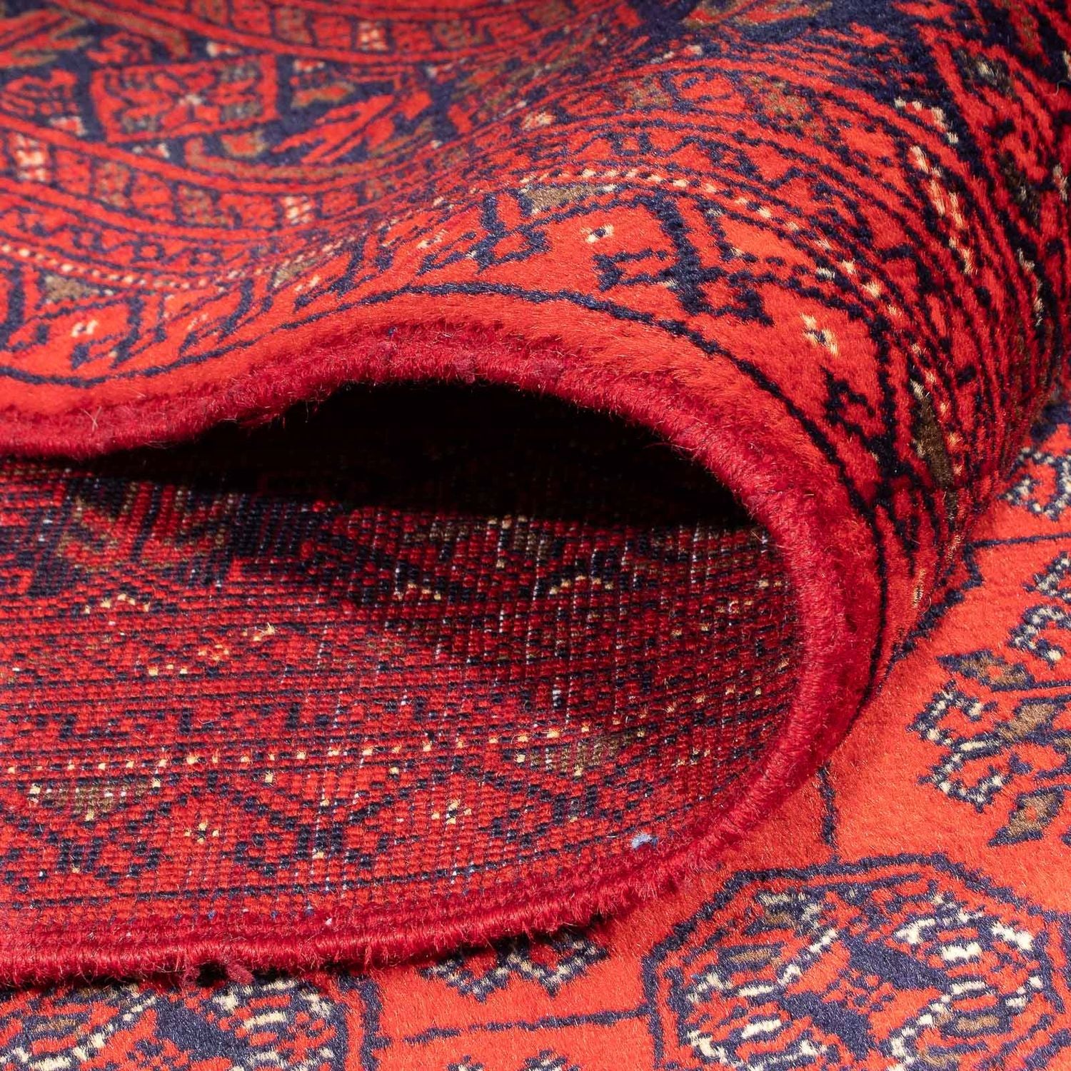 Tapis afghan - 285 x 198 cm - rouge